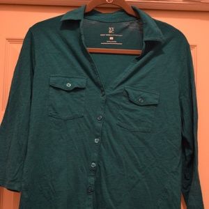 🌟FINAL MARKDOWN🌟EUC Green Pullover 3/4in sleeve